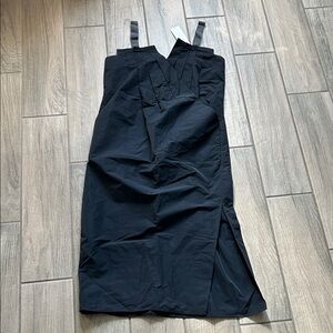 Zero + Maria Cornejo Black Midi Dress